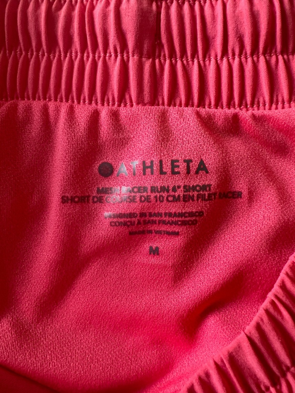 Athleta Mesh Racer Run 4” - Picture 2 of 3